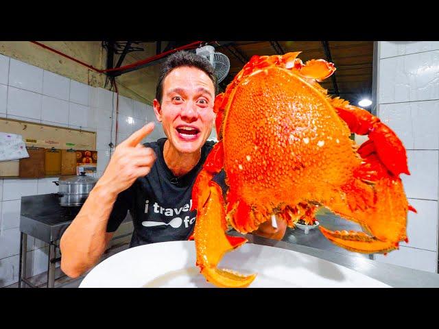 Giant DINOSAUR CRAB in Philippines!!  Best STREET FOOD in Zamboanga City!! 