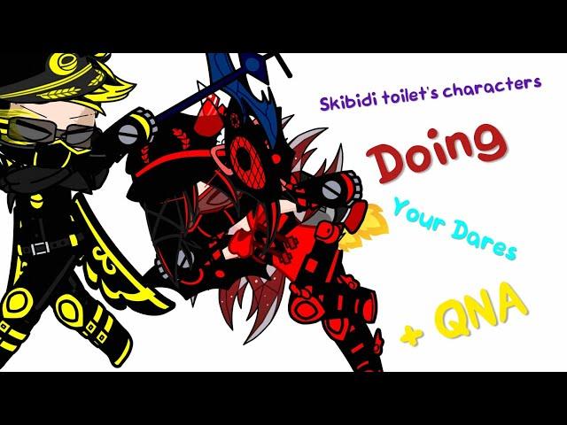 Skibidi Toilet's Characters Doing Your Dares + QNA // 23.9k Subscribers special