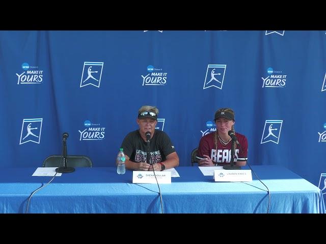 Softball Press Conference After NCAA DII Semifinal Game