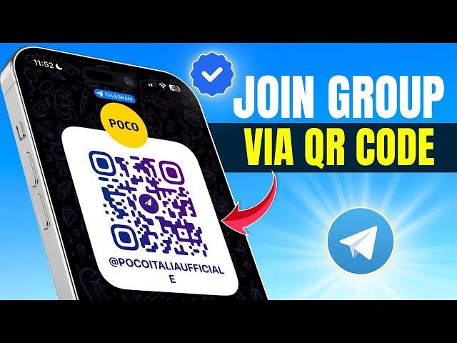 How to Join Telegram Group Via QR Code on iPhone | Scan QR Code to Join Telegram Group