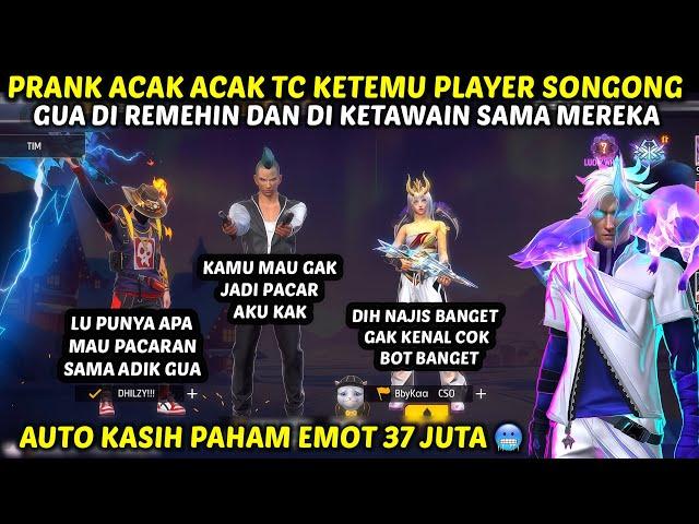 PRANK ACAK TEAM CODE PAKE BUNDLE GRATISAN,MALAH KETEMU COWO SONGONG DAN CEWE MATRE 