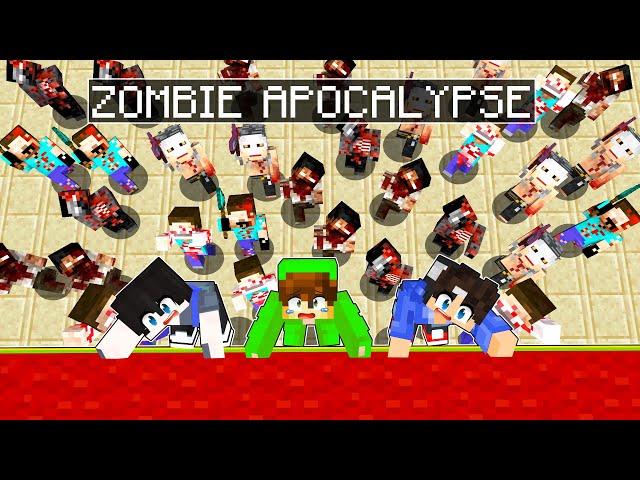 ZOMBIE APOCALYPSE RAID in OMO CITY! Minecraft (Tagalog)