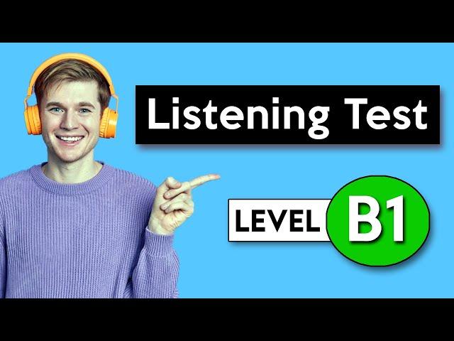 B1 Listening Test | English Listening Test