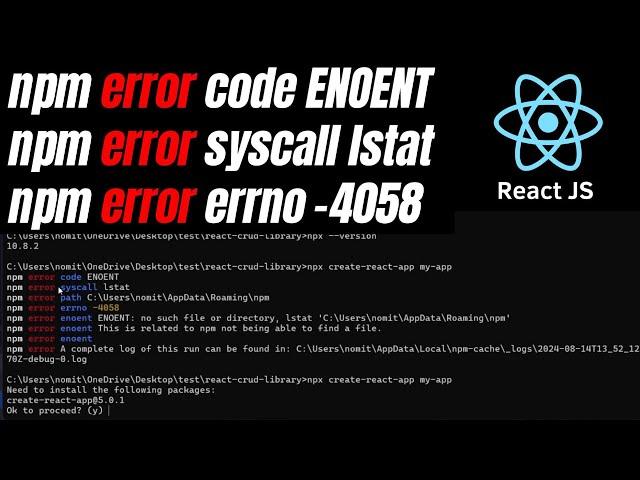 How to Fix npm error ENOENT on Windows Resolve Missing File Issues | NIS School