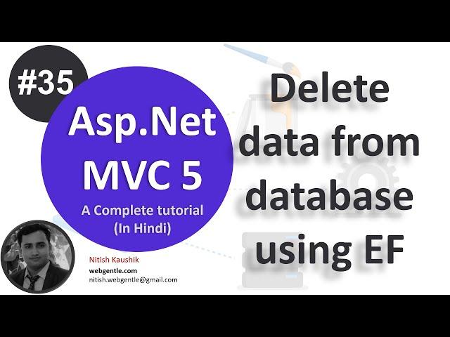 (#35) Delete records from database | mvc tutorial for beginners in .net c#