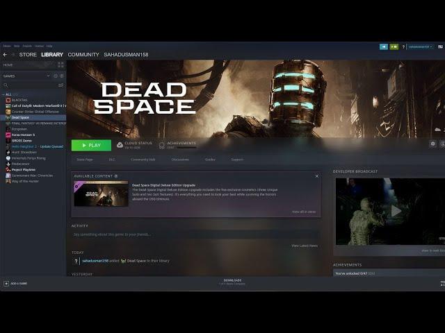 How to Fix Dead Space Stuck on Loading Screen or LOW FPS Drop issue