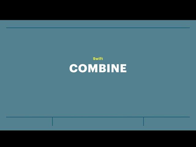 Занятие 20: Combine | Swift | UIKit