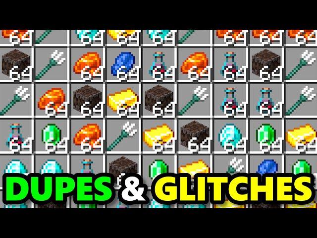 ALL 9 BEST 1.21 GLITCHES and DUPLICATIONS for MINECRAFT BEDROCK Edition | REALMS & SERVERS