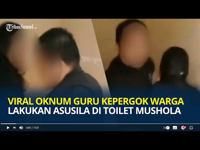 Viral Video Oknum Guru Kepergok Warga Tengah Berbuat Asusila di Toilet Mushola Bogor