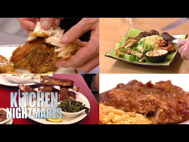 food so overcooked its no longer well done its congratulations  | Kitchen Nightmares
