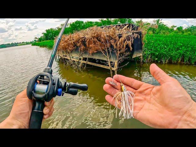 Secret Japanese Vibrating Jig wins MONEY In Fishing Tournament || James River Bass Fishing