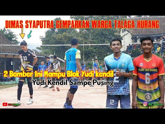 Yudi Kendil PARNO Sama Pemain Sukabumi Smash Nya Mampu Di Blok LAWAN !! LINTANG VS LARIS JAYA