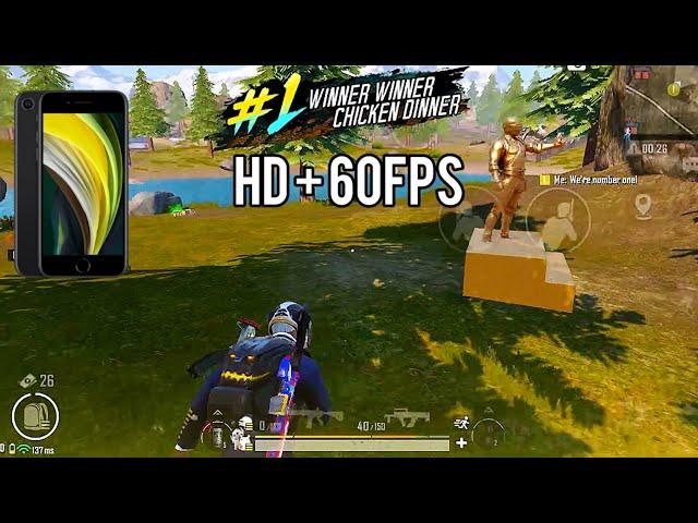 IPHONE SE 2020 Solo VS Squad HD+60 FPS PUBG Mobile New Event Gameplay