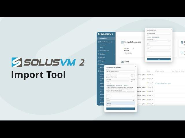 SolusVM 2 Import Tool
