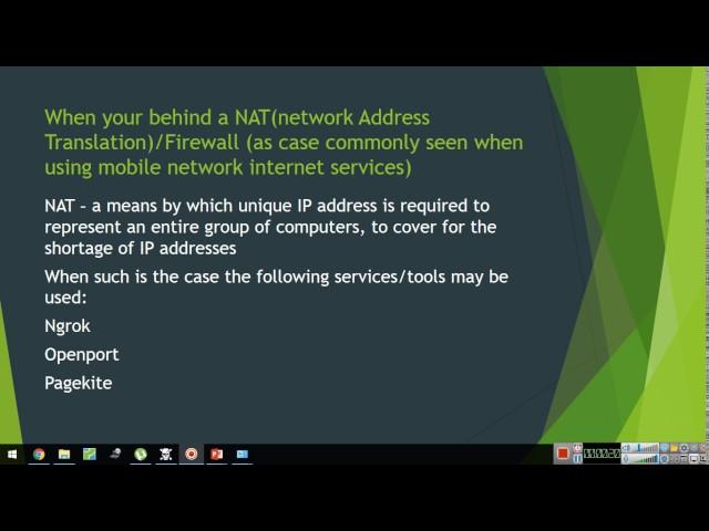 Port Forwarding without Router & Behind NAT