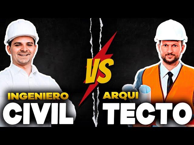  INGENIERO CIVIL VS ARQUITECTO ‍️ ¿Cuál es la diferencia? 