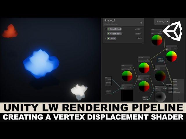 Unity3d Graphics with Unity3d LWRP and creating a vertex displacement shader