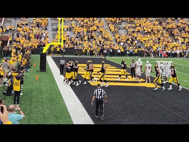 Iowa Hawkeyes vs Western Michigan 3rd down defensive stand 09/16/23