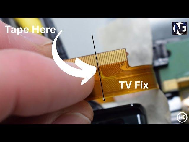 Easy Fix! Samsung UN58TU7000 Keeps restarting (fix with tape!)