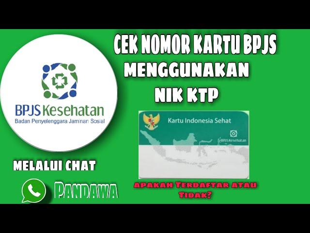 Cara Mengetahui Nomor BPJS kesehatan melalui NIK Via Wa Pandawa