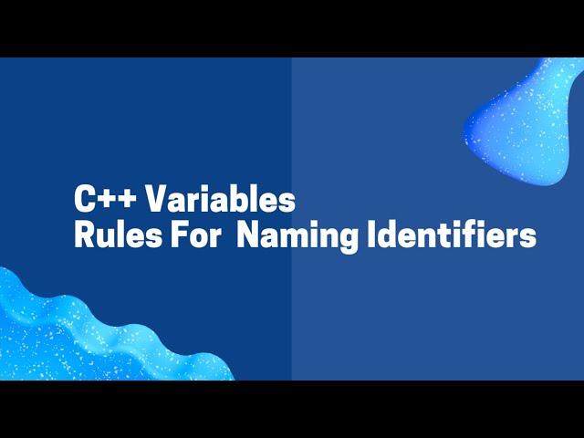 Variables in C++ | C++ Tutorials for Beginners #5