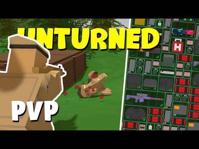 Unturned PvP - Going Deep in Online Stacked Base! (Solo Vanilla)