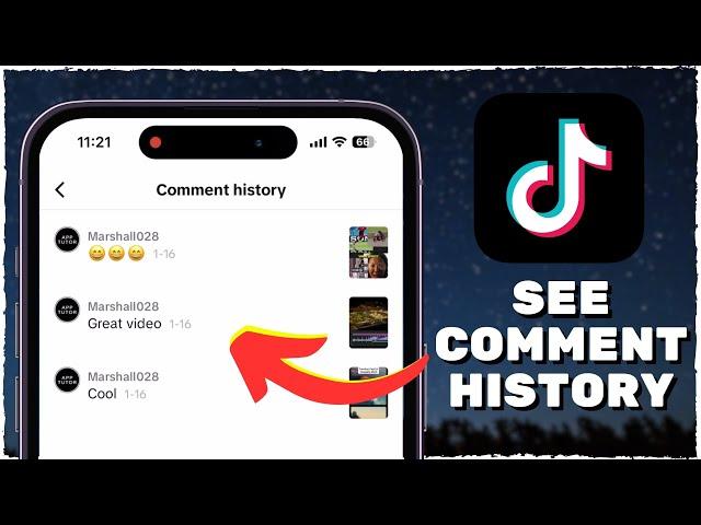 How To See All Your Comments On TikTok I Find TikTok Comment History [2024]