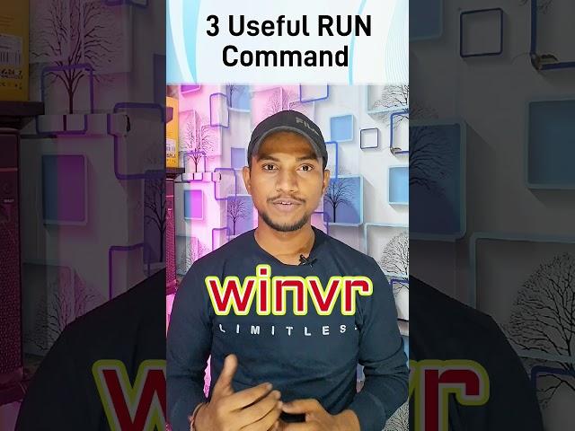 3 Most Useful RUN Command For Windows User #shortvideo #shorts