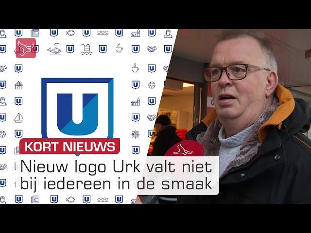 Gemengde reacties en petitie om nieuw logo Urk: 'Dacht dat het een grap was'