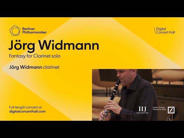 Widmann: Fantasy for Clarinet solo / Widmann