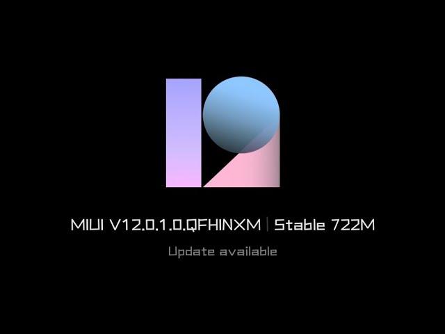 miui 12 stable update on Redmi note 7 pro.