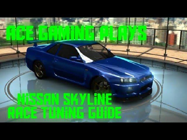 Nitro Nation Nissan Skyline GTR Race Tuning Guide #Nissan #Skyline #Nitronation