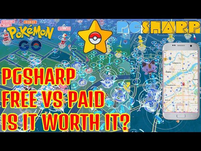 PGSHARP FREE VS PAID | BEST SPOOFER FLY | IS IT WORTH IT OR NOT ALL FEATURES EXPLAINED POKEMON GO