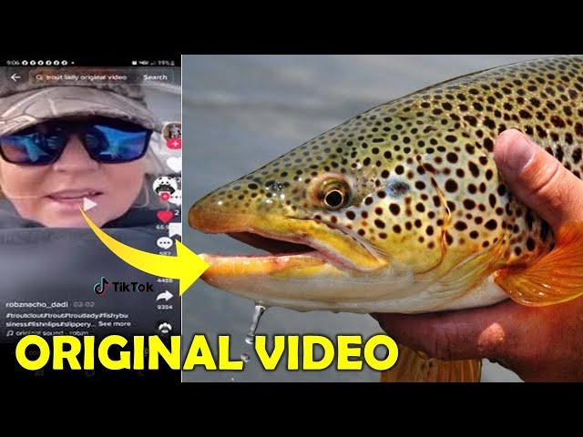 Brown Trout Woman Video | Trout Woman Original Video | Brown Trout Fish Video | Trout Lady Reddit