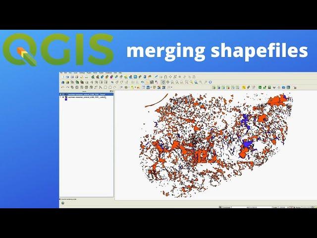 QGIS tips: merging shapefiles