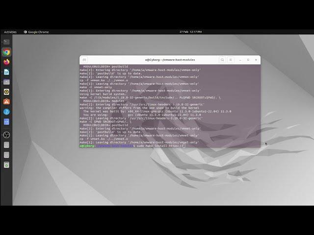 Install VMware on Ubuntu || Before you can run VMware several modules must be compiled ||