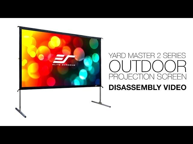  Disassembling Elite Screens' YardMaster II Series Outdoor Screen