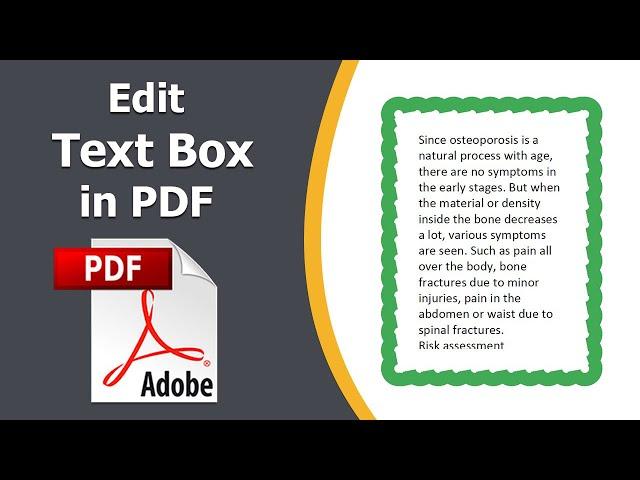 How to edit text box in pdf using adobe acrobat pro dc