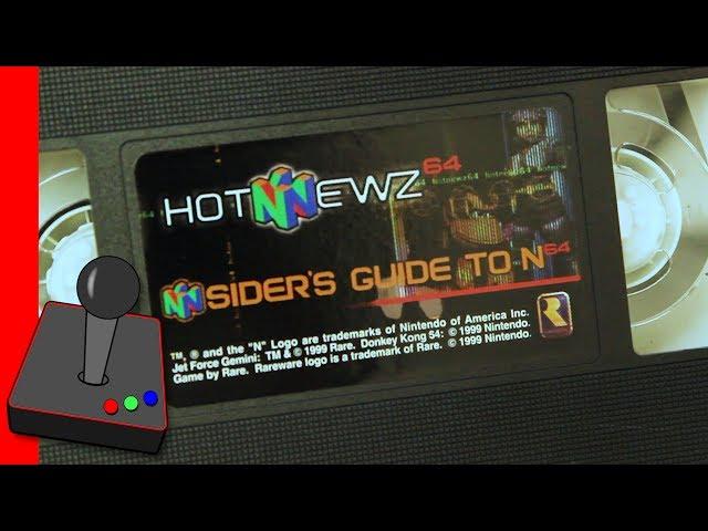 Nintendo VHS Promo Restoration! Hot Newz 64 - Nsiders Guide to N64 - H4G