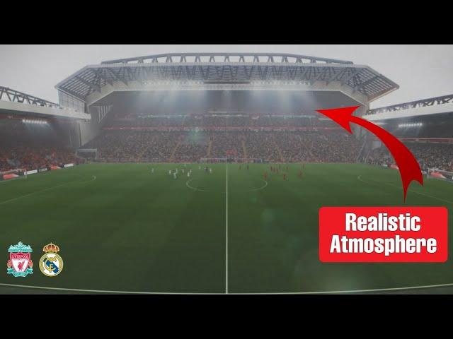 PES 2021 Liverpool vs Real Madrid - Realistic Mod - Incredible Atmosphere