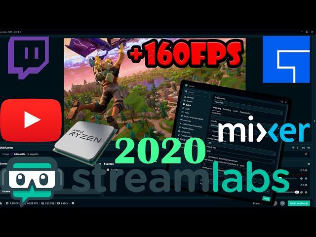 COMO CONFIGURAR STREAMLABS OBS PARA STREAM CON PROCESADOR *SIN LAG* || BIEN EXPLICADO