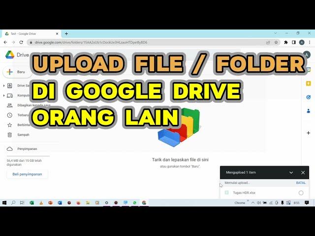 Cara Upload File / Folder di Google Drive Orang Lain