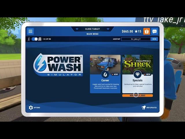 Playing PowerWash Simulator