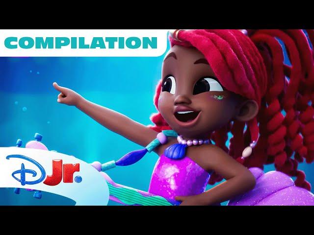 Disney Jr.'s Ariel | Mermaid Songs & Highlights Compilation  | The Little Mermaid ‍️ | @disneyjr