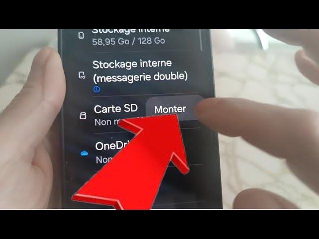 Comment activer une carte sd sur samsung