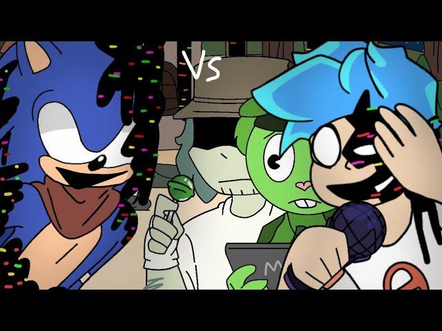 Corrupted Sonic Boom vs Boyfriend (FNF Part 28) Pibby