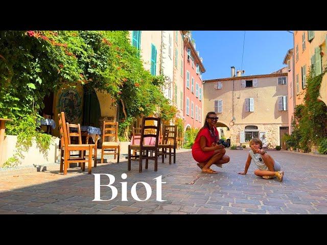 Biot, charming village and the Glassblowing capital of the Côte d'Azur!