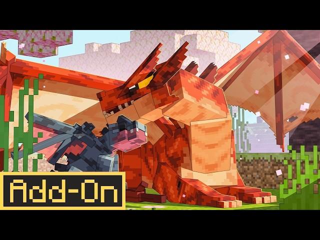 The BEST DRAGONS ADDON for Minecraft Bedrock Edition in depth review!