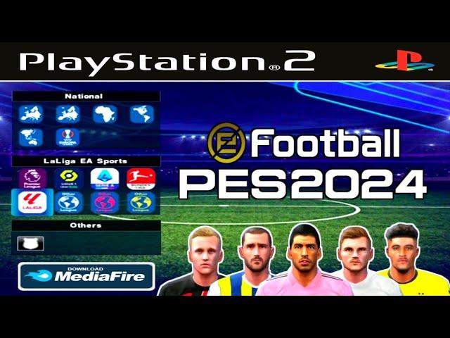EFOOTBALL PES 2024 PS2 ISO - Winter Transfer Update | Download Now!
