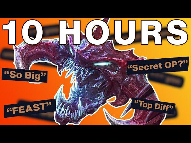 I Spent 10 HOURS Learning Cho'Gath to PROVE He’s a Monster